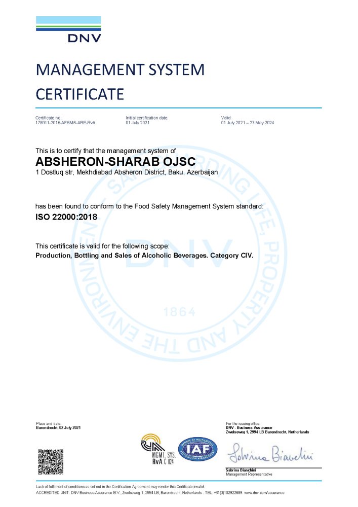 Poluchenie sertifikata ISO 22000:2018